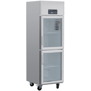 American Two Small Glass Doors Upright Chiller