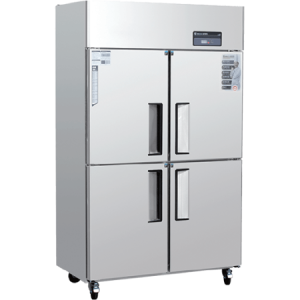 American Four Small Doors Upright Chiller/ Freezer